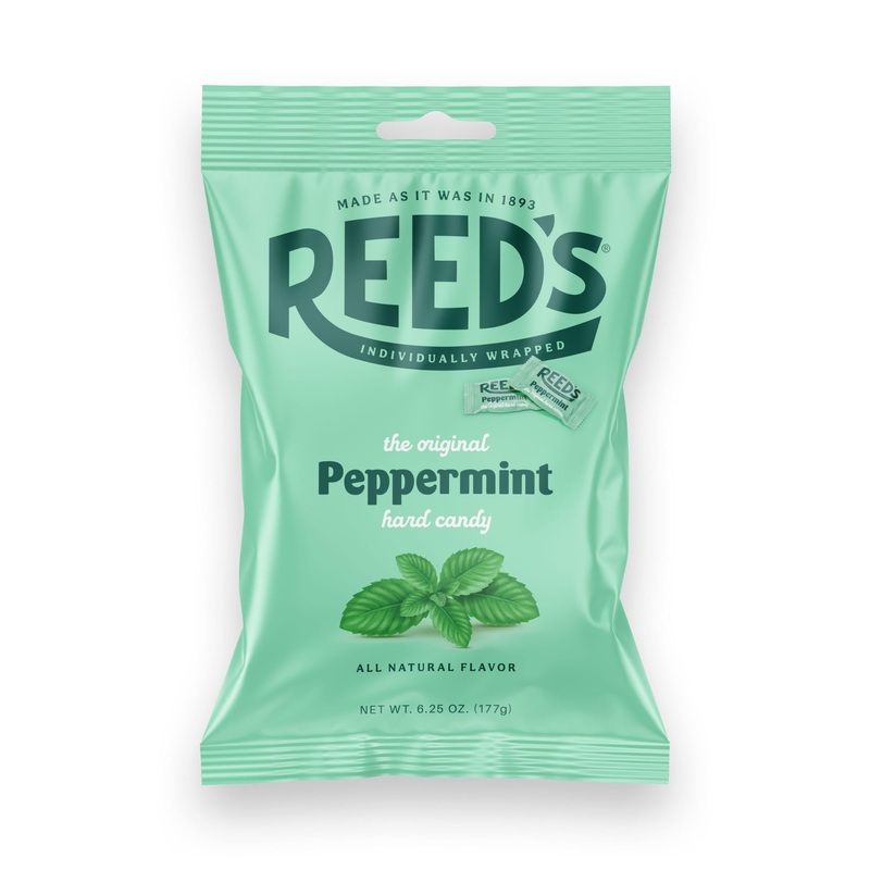 Reeds Individually Wrapped Peppermint Candy | Traditional Peppermint Hard Candy | Reeds Candy Hard Peppermint Minty Fresh And Su