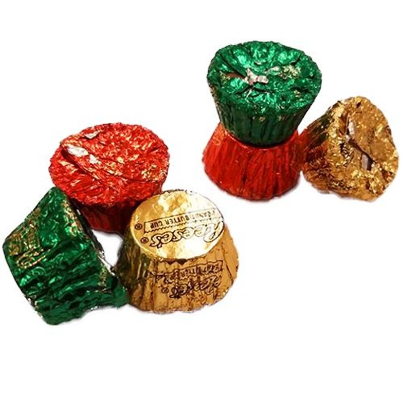 Reese’s Peanut Butter Mini Cups Christmas Colors – 3 LB Bulk Bag