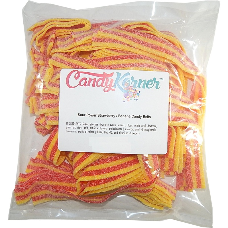 Sour Belts Strawberry Banana 2 Pound ( 32 Oz )