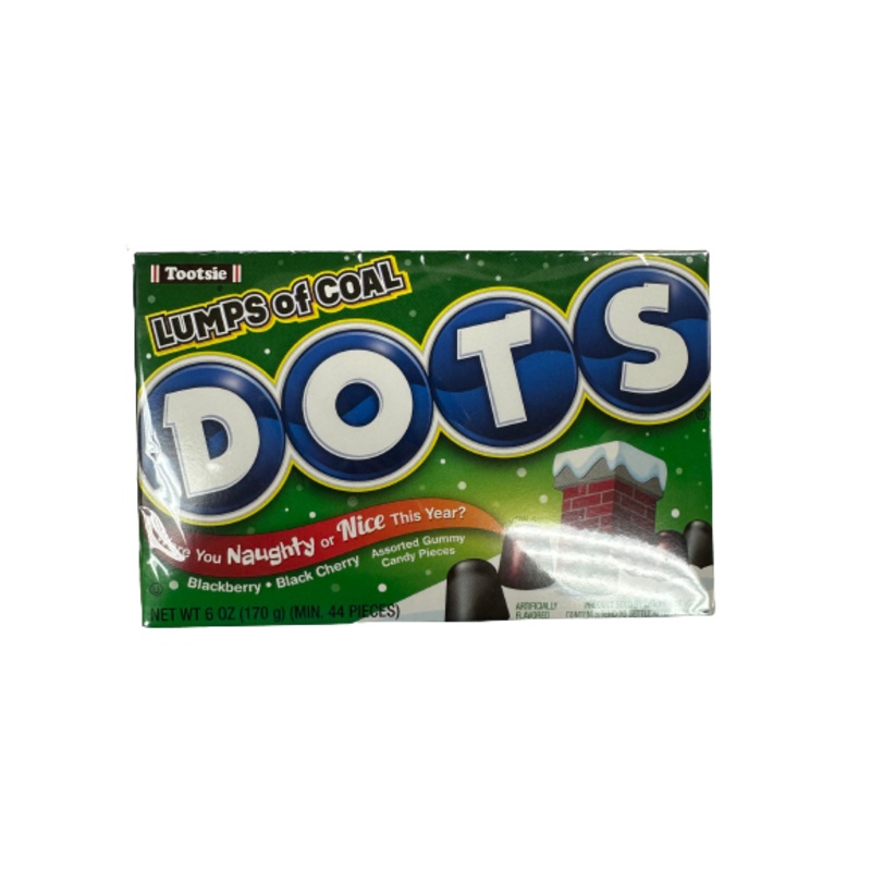 Tootsie Lumps of Coal Dots 6 oz. Theater Box