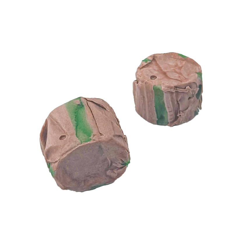 Chocolate Mint Salt Water Taffy By Snack Attack, Individually Wrapped Bulk 3Lb Bag – Chewy Saltwater Taffy Candy | Gluten-Free,