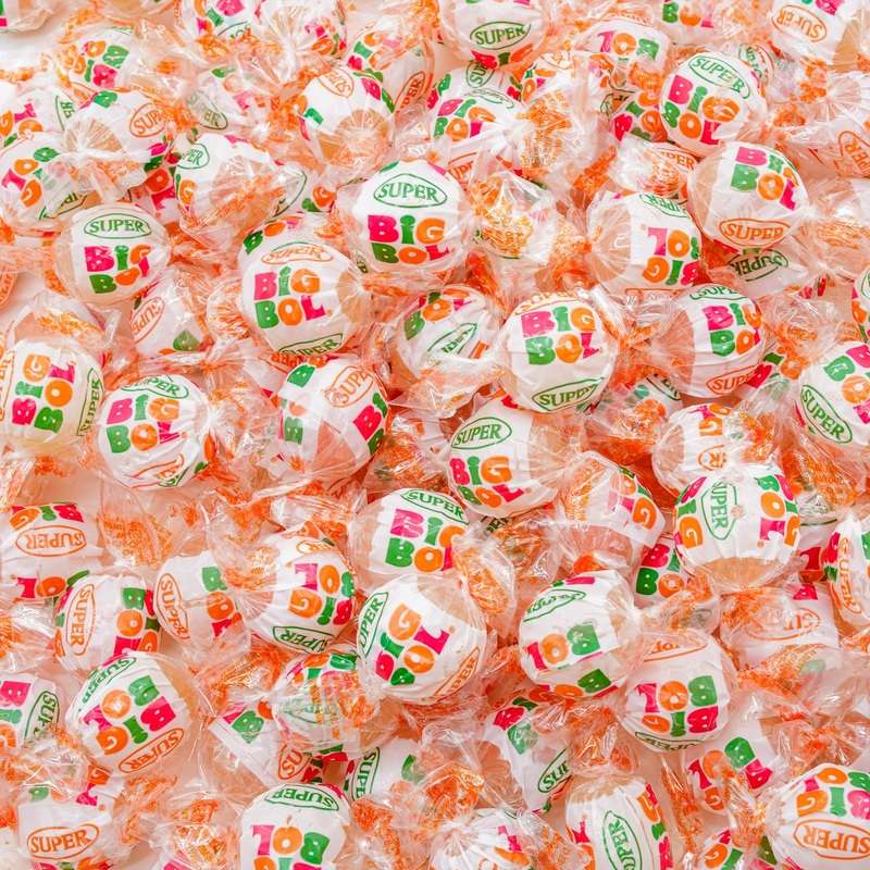 Donty-Tonty BIG BOL Bubble Candy Gum – 14 oz Bulk Bag, Fruit Flavored, Individually Wrapped, 31 Pieces