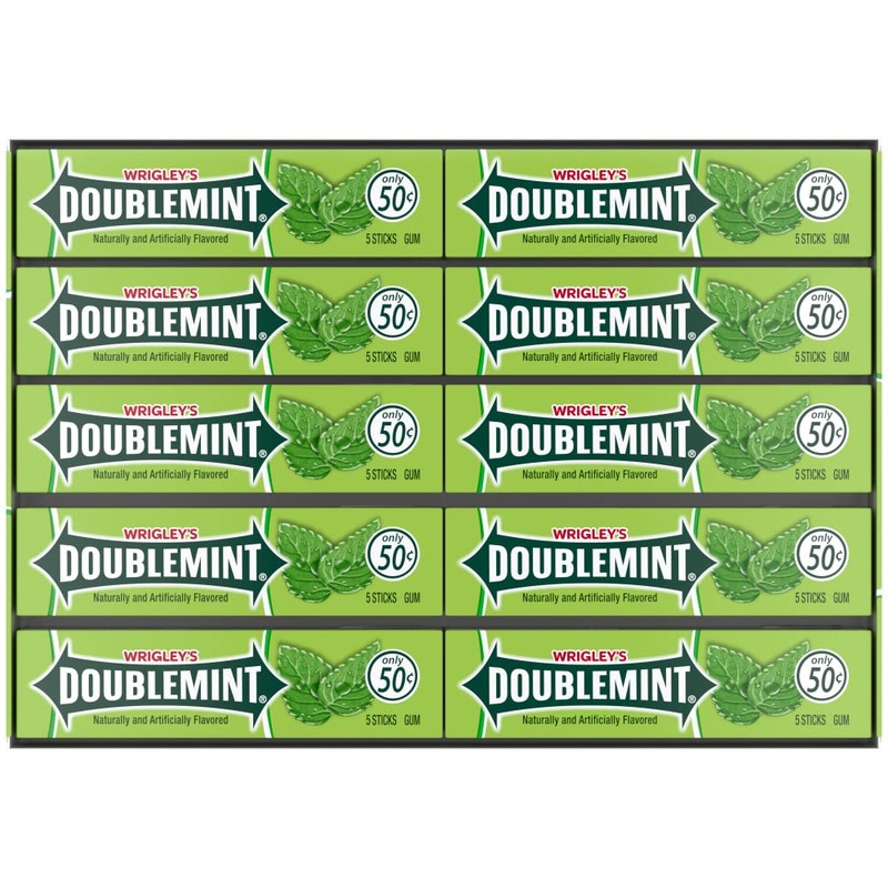 Doublemint Wrigley’S Doublemint Chewing Gum Bulk Pack, 5 Stick (Pack Of 40)