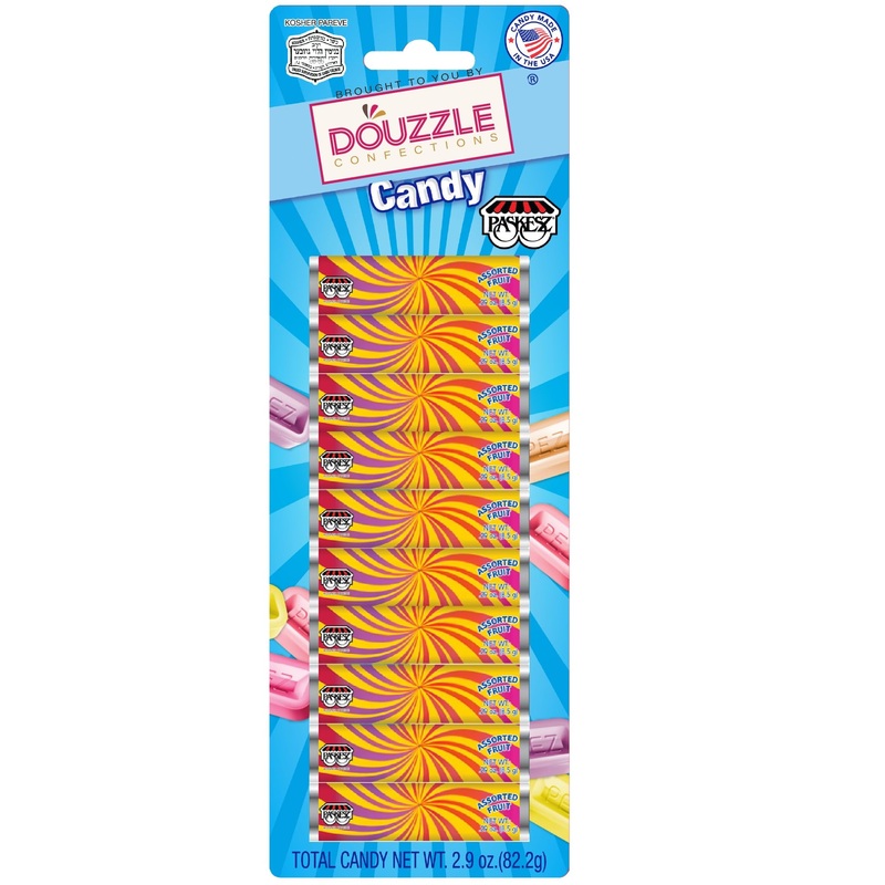 Douzzle Kosher Pez Candy Refills – Assorted Sweet Fruit Flavor, 10 Refills (Pack Of 1) Gluten Free, Kosher Parve, Usa Made