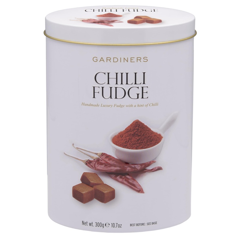 Gardiners Of Scotland Handmade Fudge 300G Tin, Chili Fudge