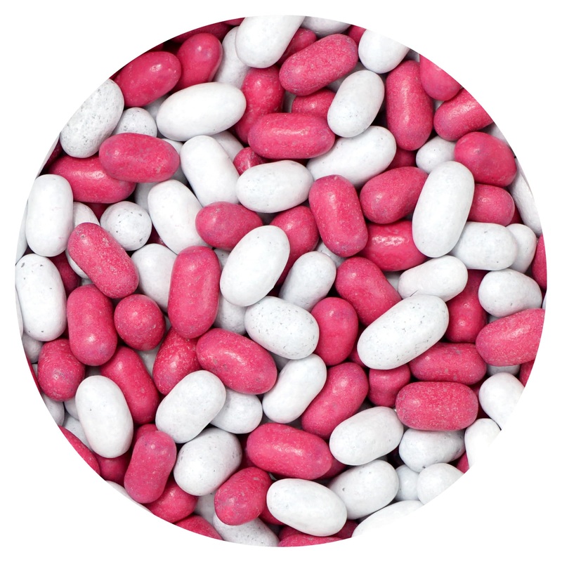 Good & Plenty Licorice Candy, Fat Free, 2 Pound Bulk Bag, Old Fashioned Bulk Nostalgic Candy, Licorice Flavored Candy, Pink & Wh