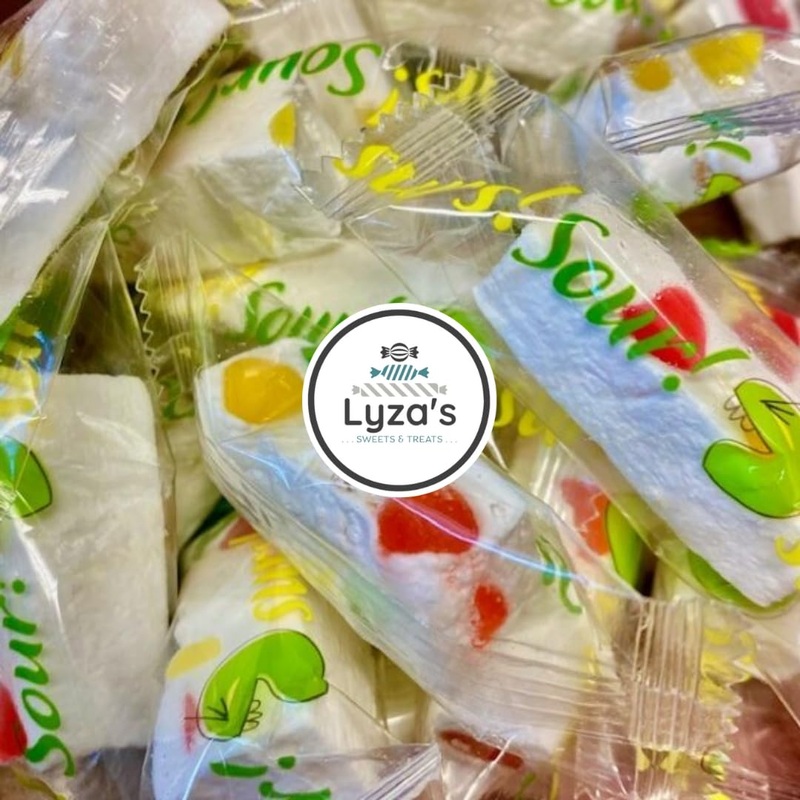 Italian Jujube Nougat Candies – Soft & Chewy With Fruity Jelly Beans Gift – Bulk Bags By Lyza’S Sweets & Treats (14 Ounce, Sour)