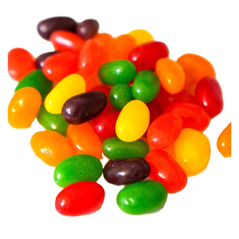 Jumbo Extra Large Fresh Chewy Fruit Flavored Jelly Beans – 1.5 Lbs Fresh Bulk Assortment Of Cherry Lemon Lime Grape Orange Straw