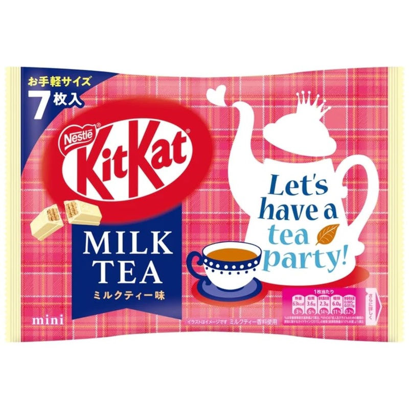 Kit Kat Nestle Kitkat Mini Chocolate Milk Tea Flavor, 1 Count (Pack Of 7), 0.409 Ounces