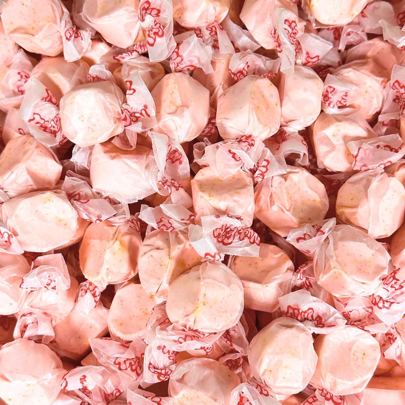 Premium Xtreme Hot Saltwater Taffy Chewy Candy Sweet And Spicy Flavor Bulk 1 Lb Bag 60+ Pieces Individually Wrapped, Nut & Glute