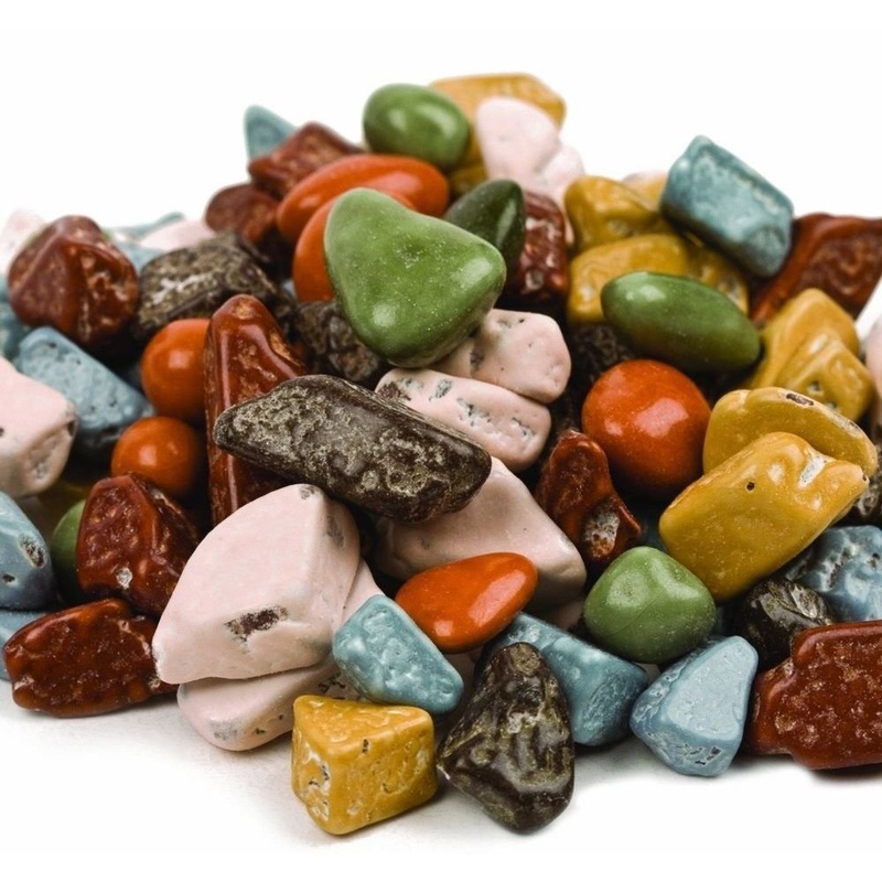 Sweetgourmet Candy Coated Chocolate Rocks | Edible Candy Stones | 6Oz Small Bag