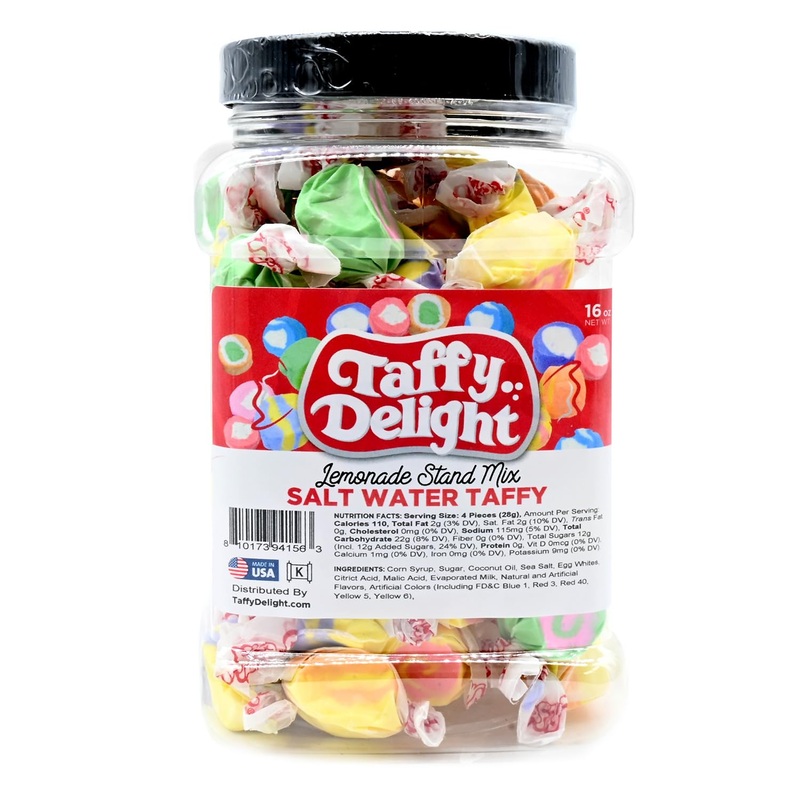 Taffy Delight Salt Water Taffy (16Oz, Lemonade Stand Mix)