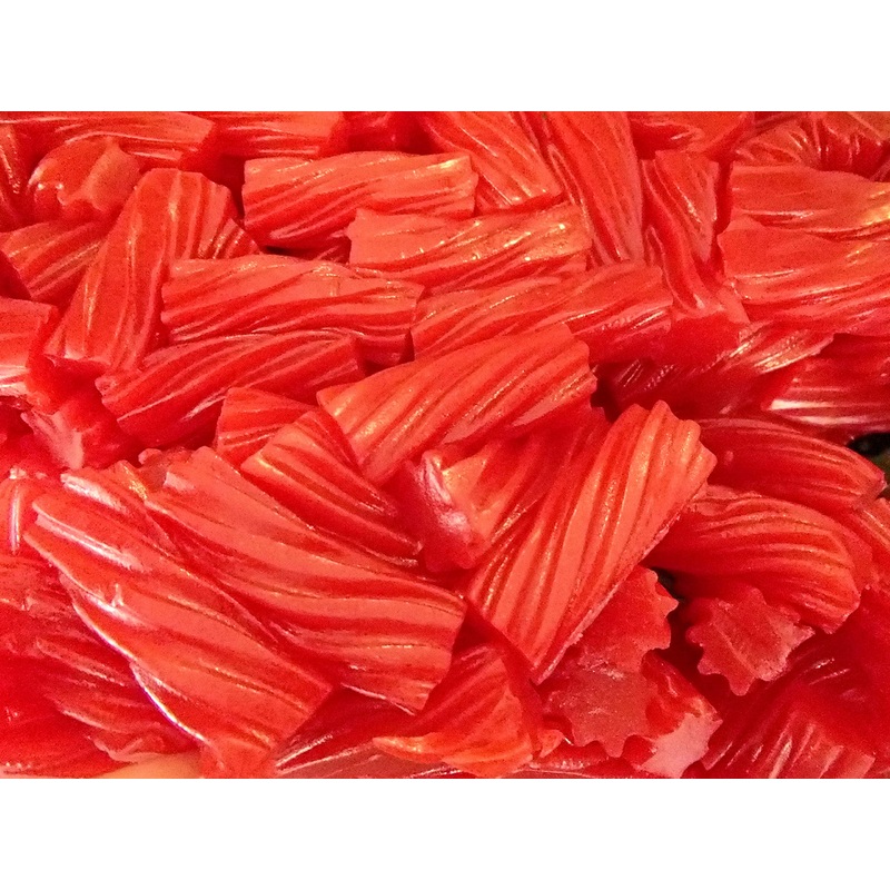 Australian Strawberry Licorice Twists | Soft Strawberry Licorice 1.92 Pound (30 Ounce) By Candykorner