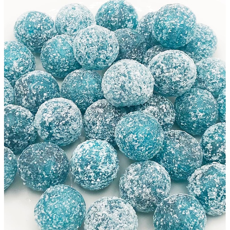 Barnetts Sweets Mega Sour Candy Raspberry 454G (1Lb)