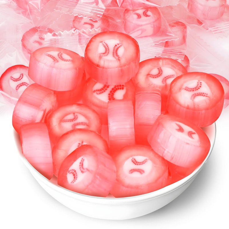 Baseball Candy – 8 Oz Resealable Bag Of Individually Wrapped Small Hard Candies (Approx. 58 Pcs) – Great For Baseball Party Favo