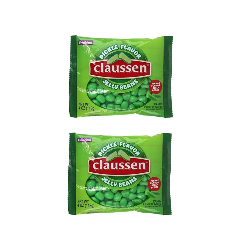 Generic Pickle Flavored Jelly Beans – Bundle Of 2 Packs – Each Bag Is 4Oz, Green