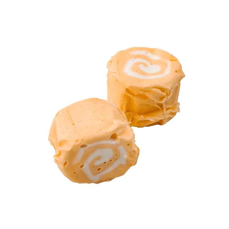 Salt Water Taffy By Snack Attack – 2Lb Bulk Bag, Individually Wrapped Vegan & Kosher Chewy Candy, (Classic Orange Cream, Old Fas