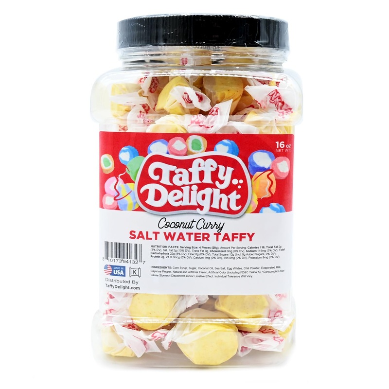 Taffy Delight Salt Water Taffy (16Oz, Coconut Curry)