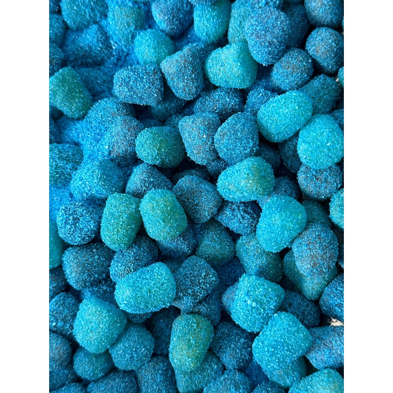 Blue Raspberry Drops Candy | Extremely Sour Chewy Candy | Viral Sour Candy – Blue Razz (8Oz)