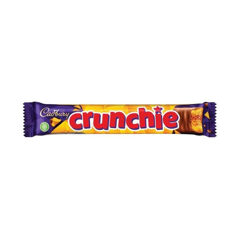 Cadbury Crunchie Chocolate Bar From England Case Of 48 X 40G Bars, Honeycomb, 67.2 Ounce, (Pack Of 48)