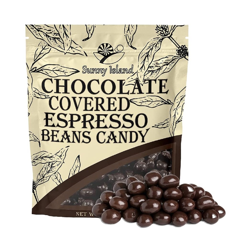 Dark Chocolate Coffee Beans, Cherry-Flavored Dark Chocolate, Gourmet Candy, 2 Pound Bag