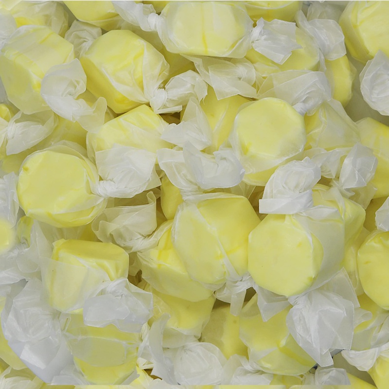 Gourmet Soft And Chewy Salt Water Taffy Candy – Individually Wrapped – Bulk Bag (Buttered Popcorn, 2 Pound (Pack Of 1))