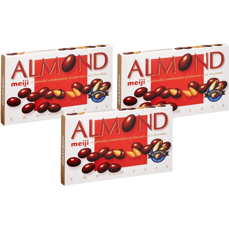 Meiji Almond Chocolate Box 3.10Oz (3 Pack)