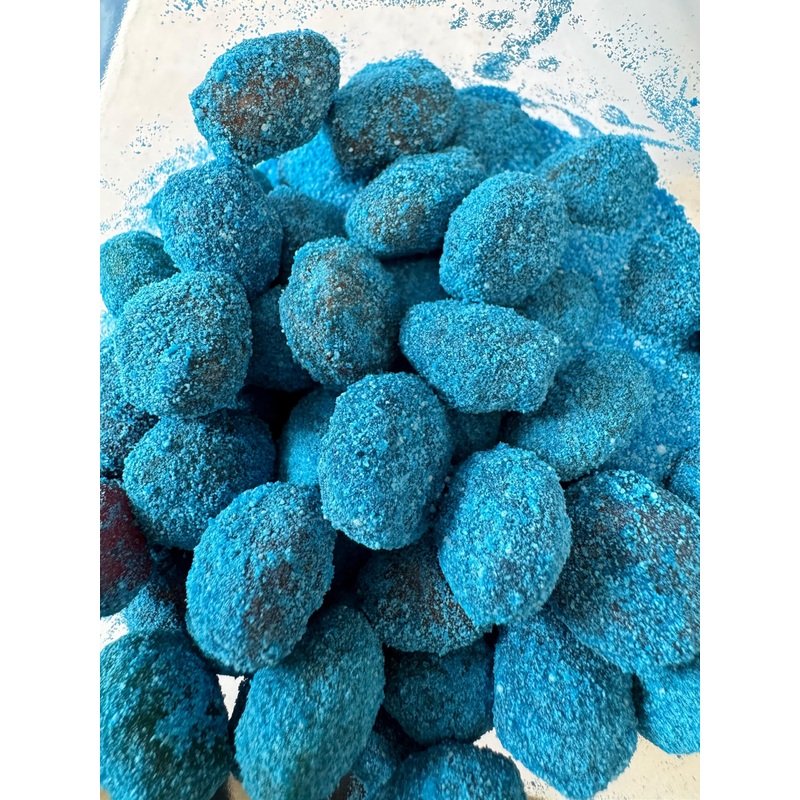 Sour Blue Raspberry Gushers, Viral Tiktok Candy Extremely Sour Gushers/Gummies (8Oz)