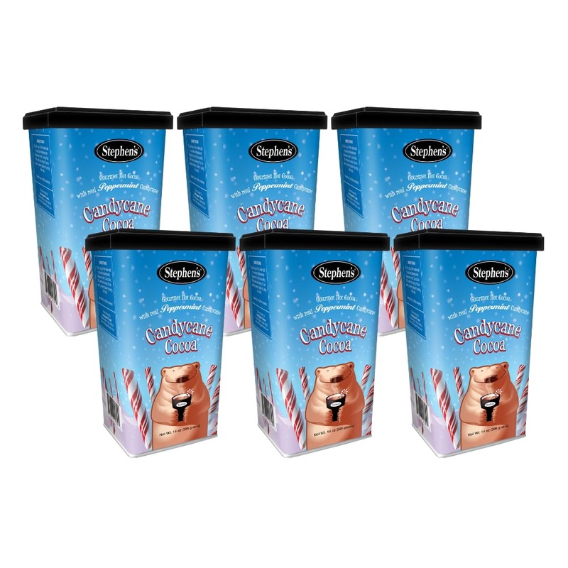 Stephen’S Gourmet Hot Cocoa, Candycane Cocoa Milk, 14 Oz (Pack Of 6)