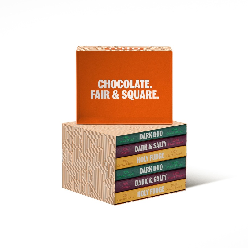Tcho Dark Chocolate Gift Box – Organic Dark Chocolate Bars – Vegan, Paleo-Friendly, Gluten-Free, Soy-Free, Handcrafted Pure Caca