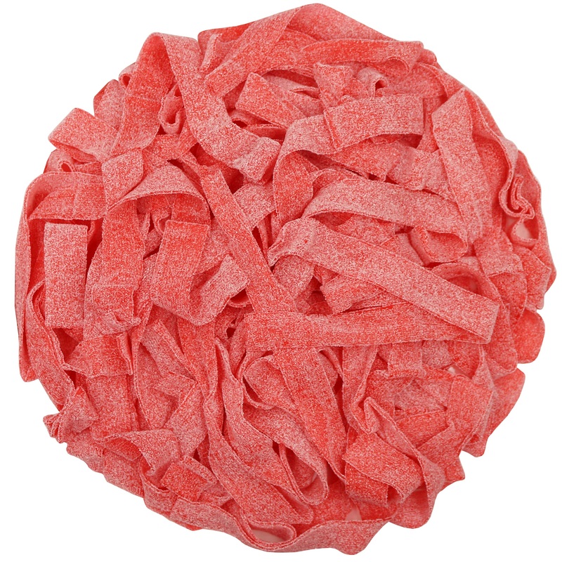 Variety Color Sour Gummy Belts (Strawberry, 6.6 Lb)