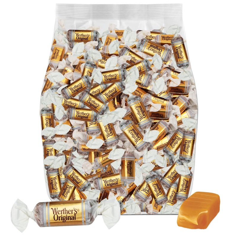 Werthr’S Original Chewy Caramel Candy 1 Pound Individually Wrapped Healthy Sweet Caramel Bites, Melts In Your Mouth In A Satisfy