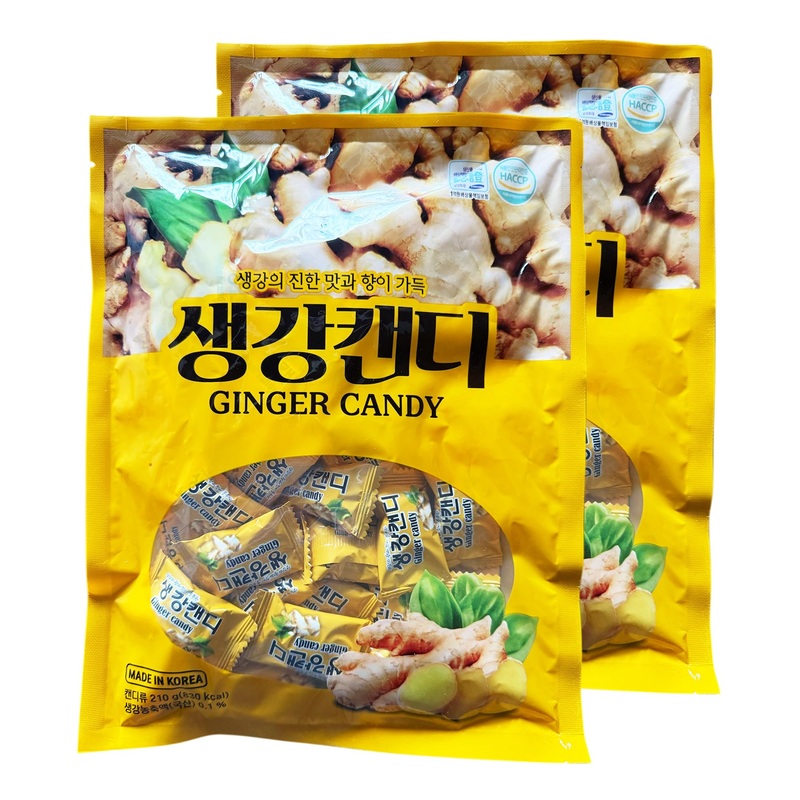 Aisam – Korean Ginger Candy, 7.4 Oz (210G) Pack Of 2