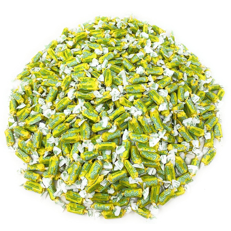 Bulk Lemon Lime Flavor Tootsie Roll Frooties Chewy Yellow American Taffies Candy Individually Wrapped In Resealable Assortit Bag