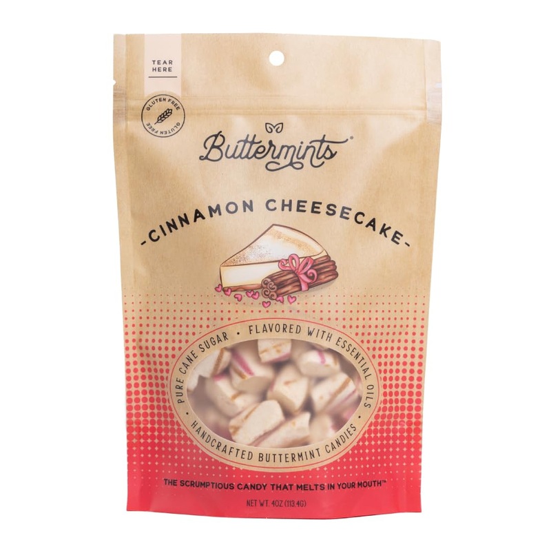 Buttermints Cinnamon Cheesecake, Butter Mints Gluten-Free Candy Soft Butter Taste, Unexpectedly Scrumptious (4 Servings)