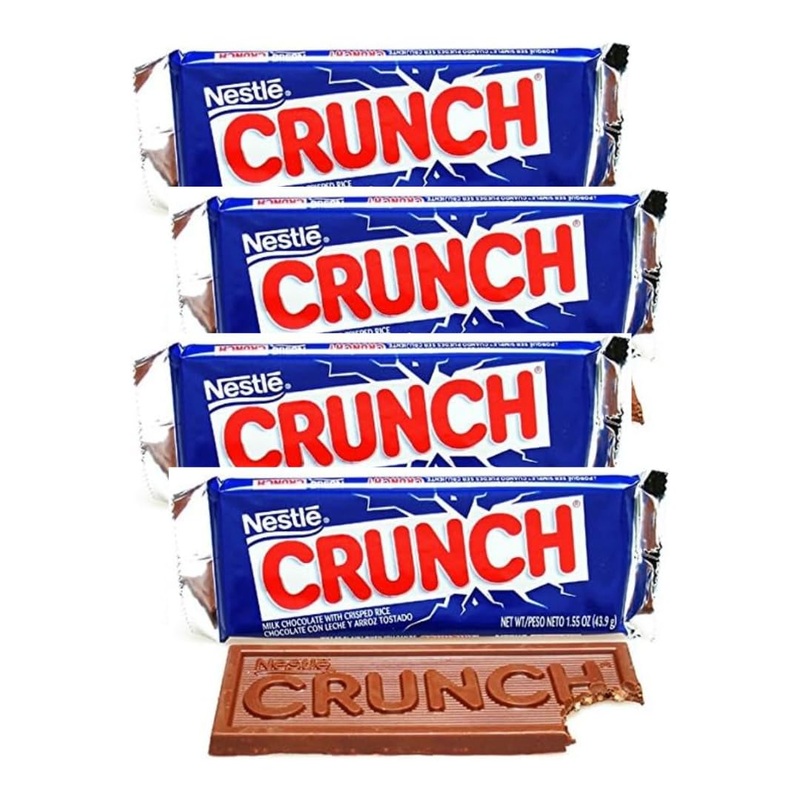 Classic Full Size Candy & Candy Bar Gift Packs By Lyza’S Sweets & Treats (Pack Of 4, Crunch Bar)