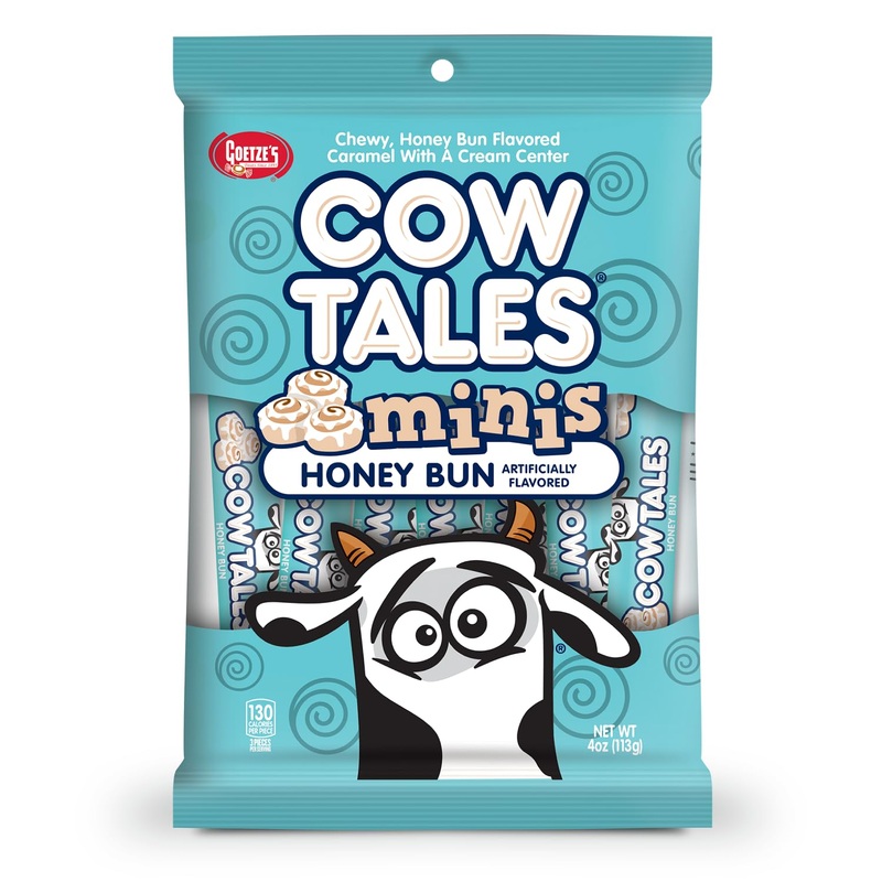 Goetze’S Candy Honey Bun Cow Tales Minis – 4 Ounce Bag – Fresh From The Factory