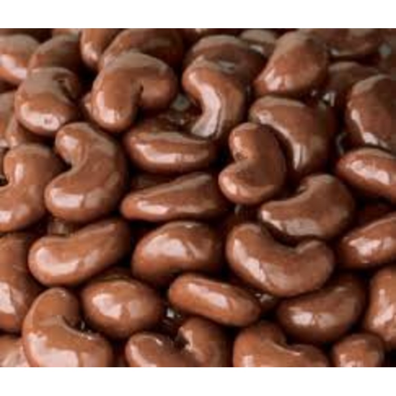 Gourmet Milk Chocolate Covered Cashews By Its Delish, 10 Lbs Bulk Bag