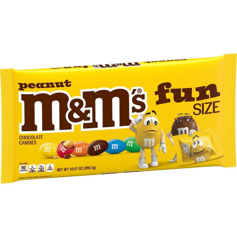 M&M’S Fun Size Peanut Milk Chocolate Candy, 10.57 Oz Bag