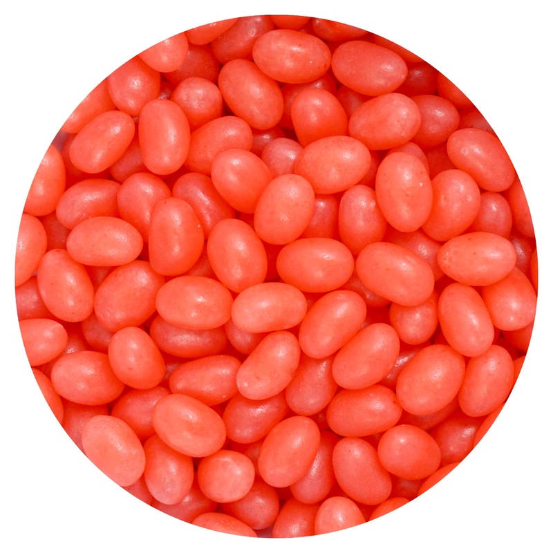 Pink Jelly Beans, 2 Pound Bulk Bag, Pink Candy, Strawberry Flavor, The Hampton Popcorn & Candy Company