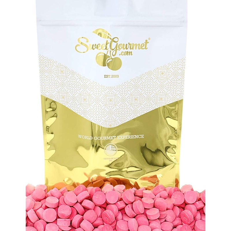 Sweetgourmet Pink Wintergreen Lozenges | Canada Mints Bulk Candy | 4 Pounds