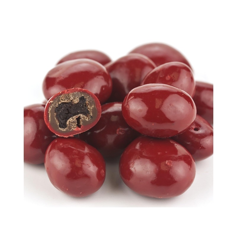 Beulah’S Red Chocolate Covered Dried Cherries, 5 Pound Package, 400 Pieces Of Candy
