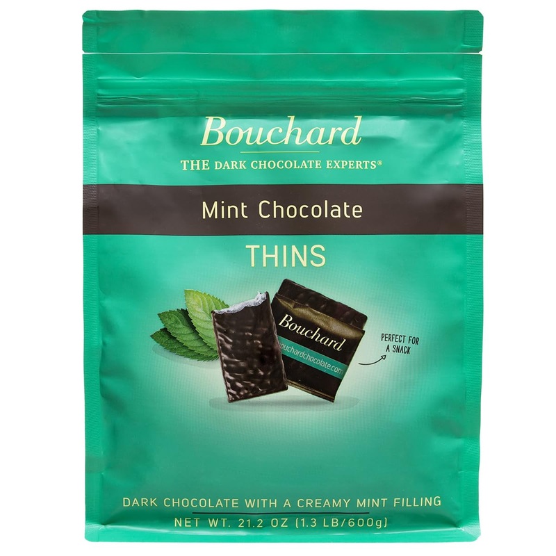 Dark Chocolate Mint Thins (72% Cacao) 21.2 Oz (1.3 Lb/600G)