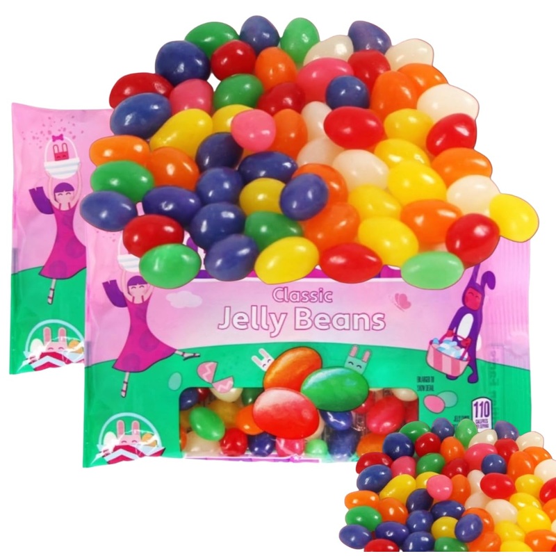 Easter Jelly Beans Candy For Basket Stuffers – (2 – Pack, 7 Ounces, Classic)