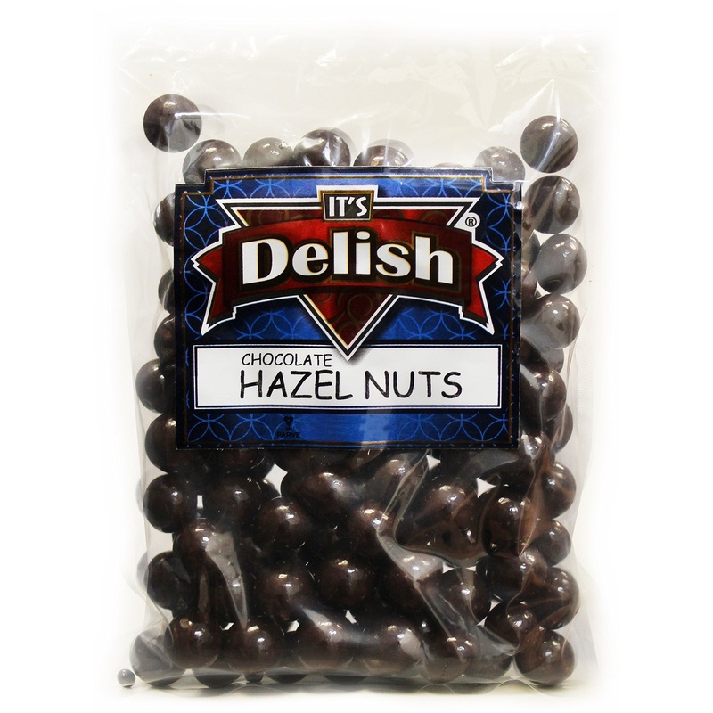 Gourmet Milk Chocolate Covered Hazelnuts By Its Delish, 1 Lb Bag