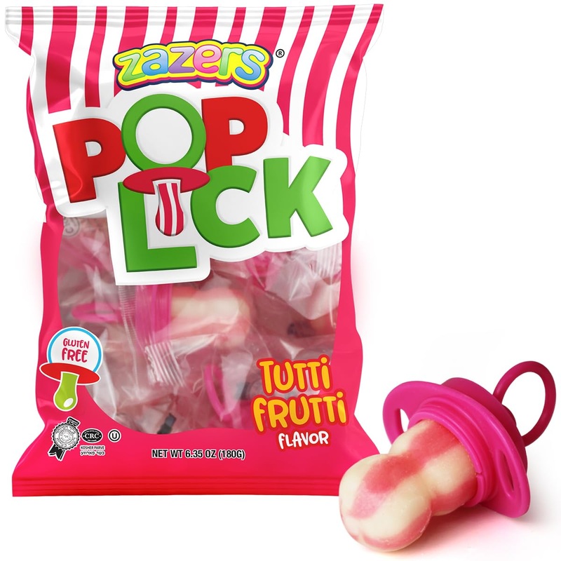 Lollipop Ring Pop Lick Pacifier Individually Wrapped Tutti Flavor – Its A Girl Baby Shower Candy Favors For Girls Perfect Baby R
