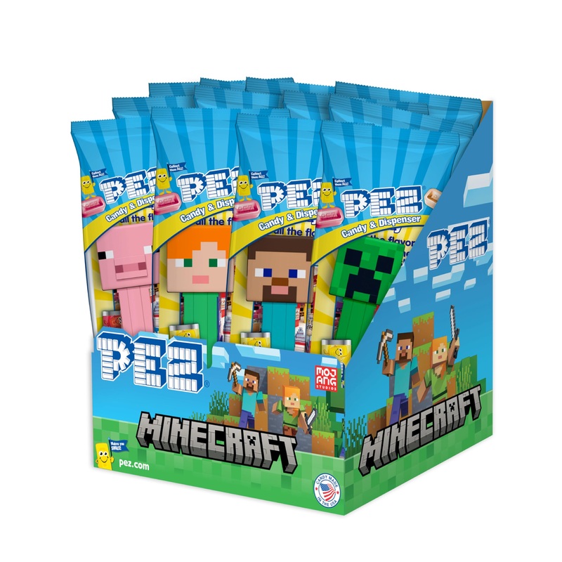 Minecraft Pez Party Pack (12 Pack – Each Individually Wrapped)