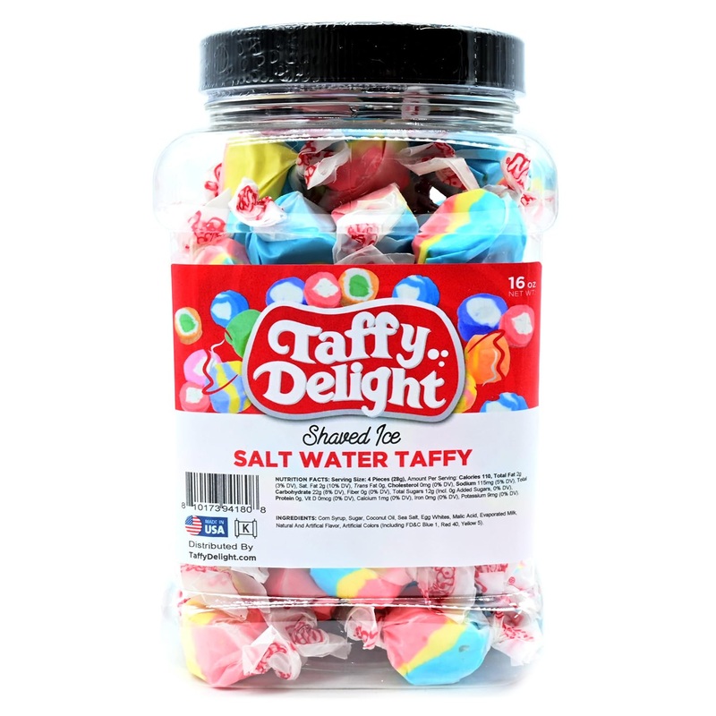 Taffy Delight Salt Water Taffy (16Oz, Shaved Ice)