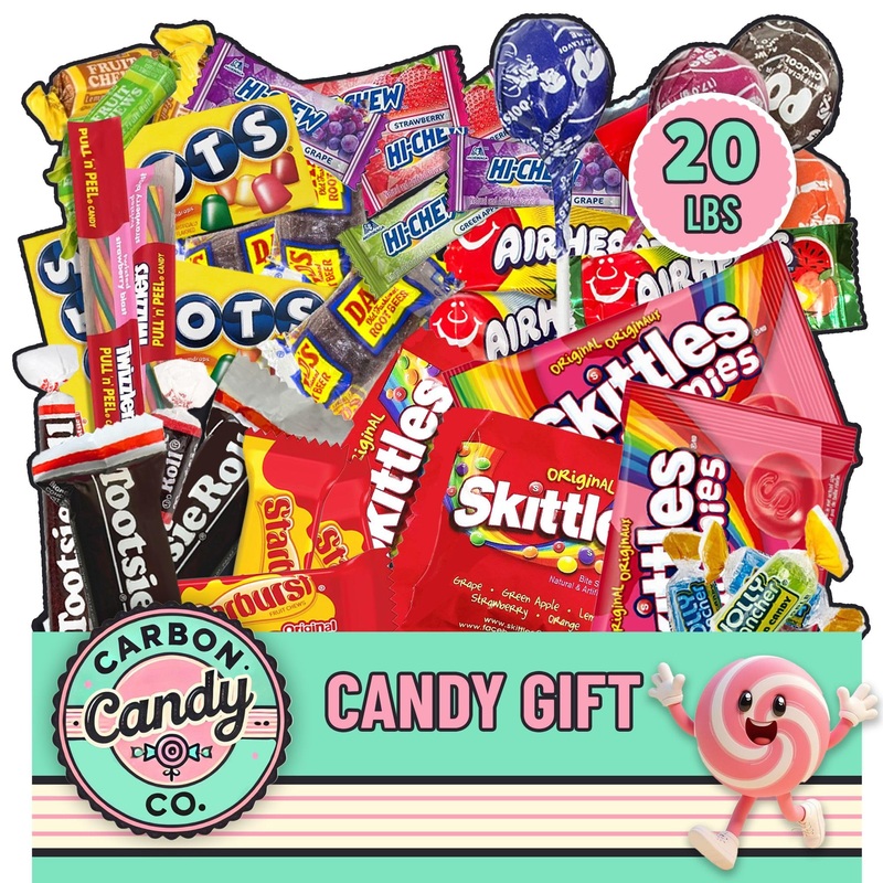 Bulk Candy Variety Pack – 20 Lb – Candy Bulk – Individually Wrapped – Assorted Mix – Lollipops, Hard Candies, Fruity Candies – D