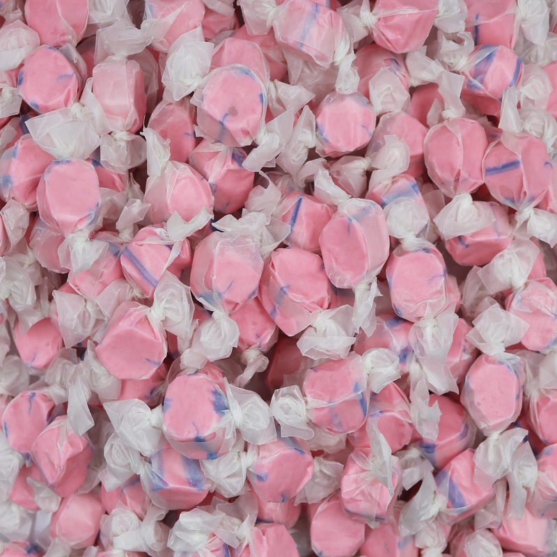 Gourmet Soft And Chewy Salt Water Taffy Candies – Individually Wrapped – Bulk Bags (Mix Berries, 1 Pound (Pack Of 1))